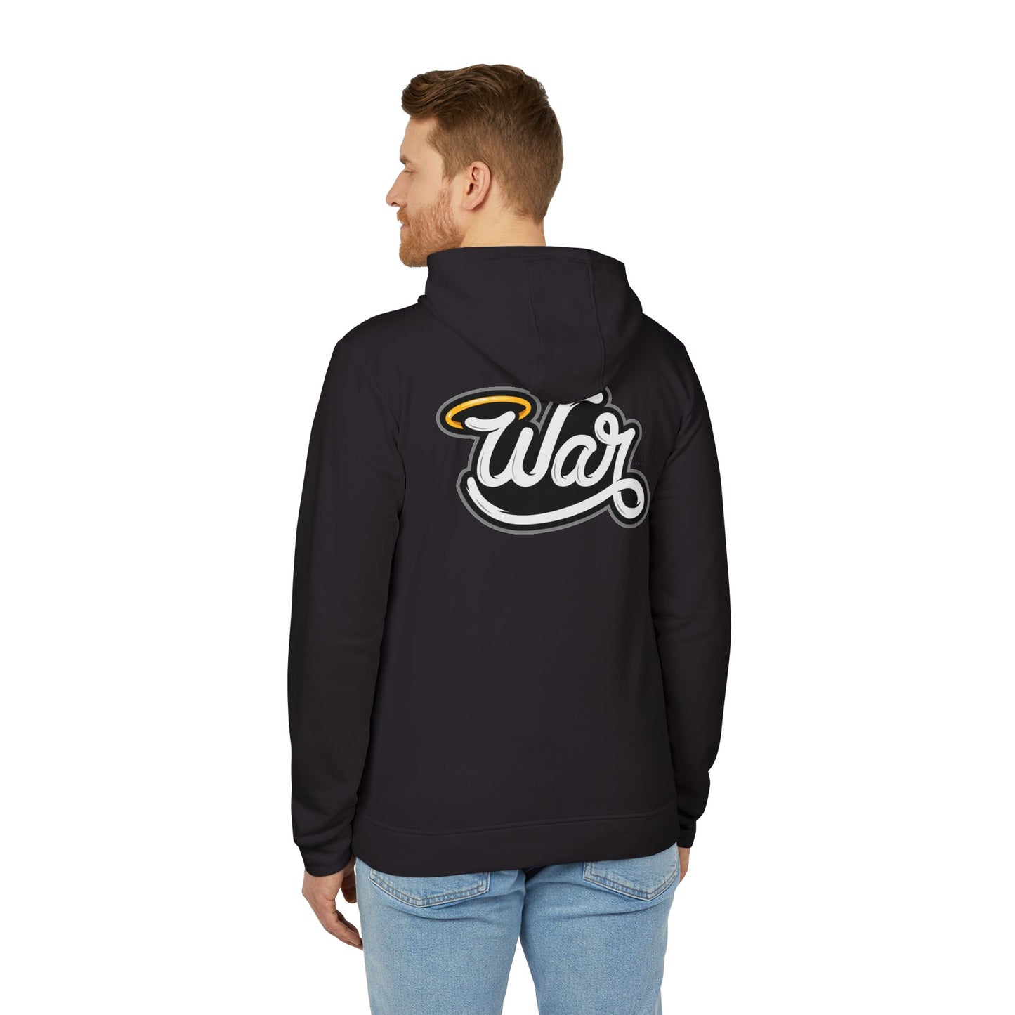 Cozy Unisex Fleece Hoodie with Fun Design, Fashionable, Casual Wear, Great for Chill Days, Gift for Friends