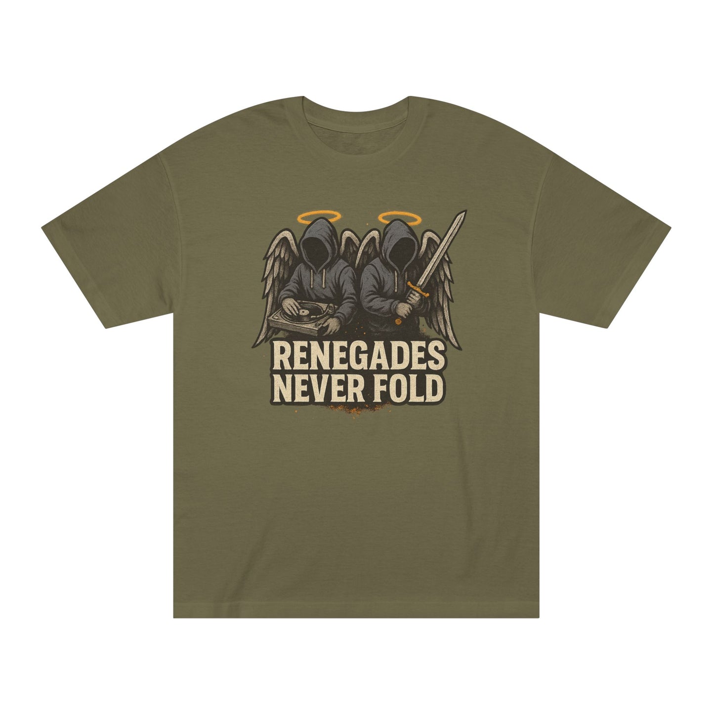 Renegades Never Fold Unisex Classic Tee - Edgy Graphic Tee, Streetwear Apparel, Casual Outfit, Unique Gift, Statement T-Shirt