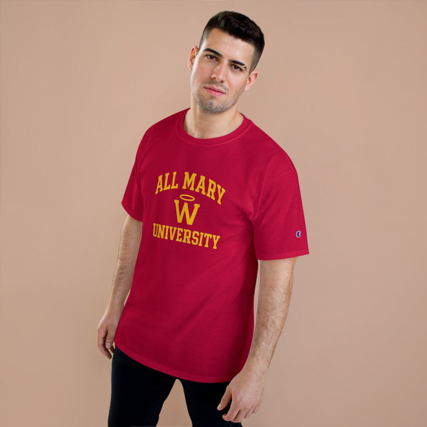 Champion University T-Shirt - All Mary University, College Spirit Wear, Graduation Gift, Casual Style, Unique Campus Apparel
