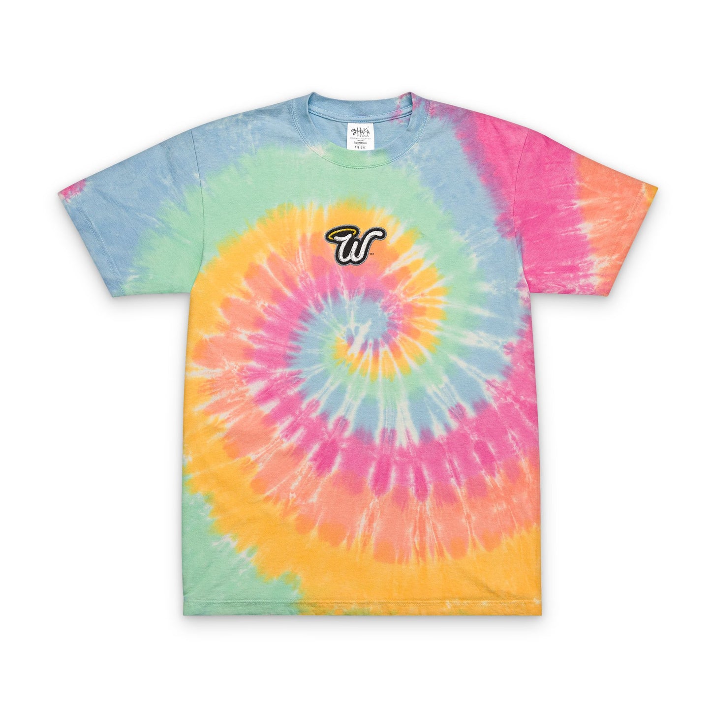 Vibrant Tie-Dye Oversized T-Shirt, Casual Summer Wear, Festival Outfit, Unique Gift for Friends, Colorful Embroidered Tee