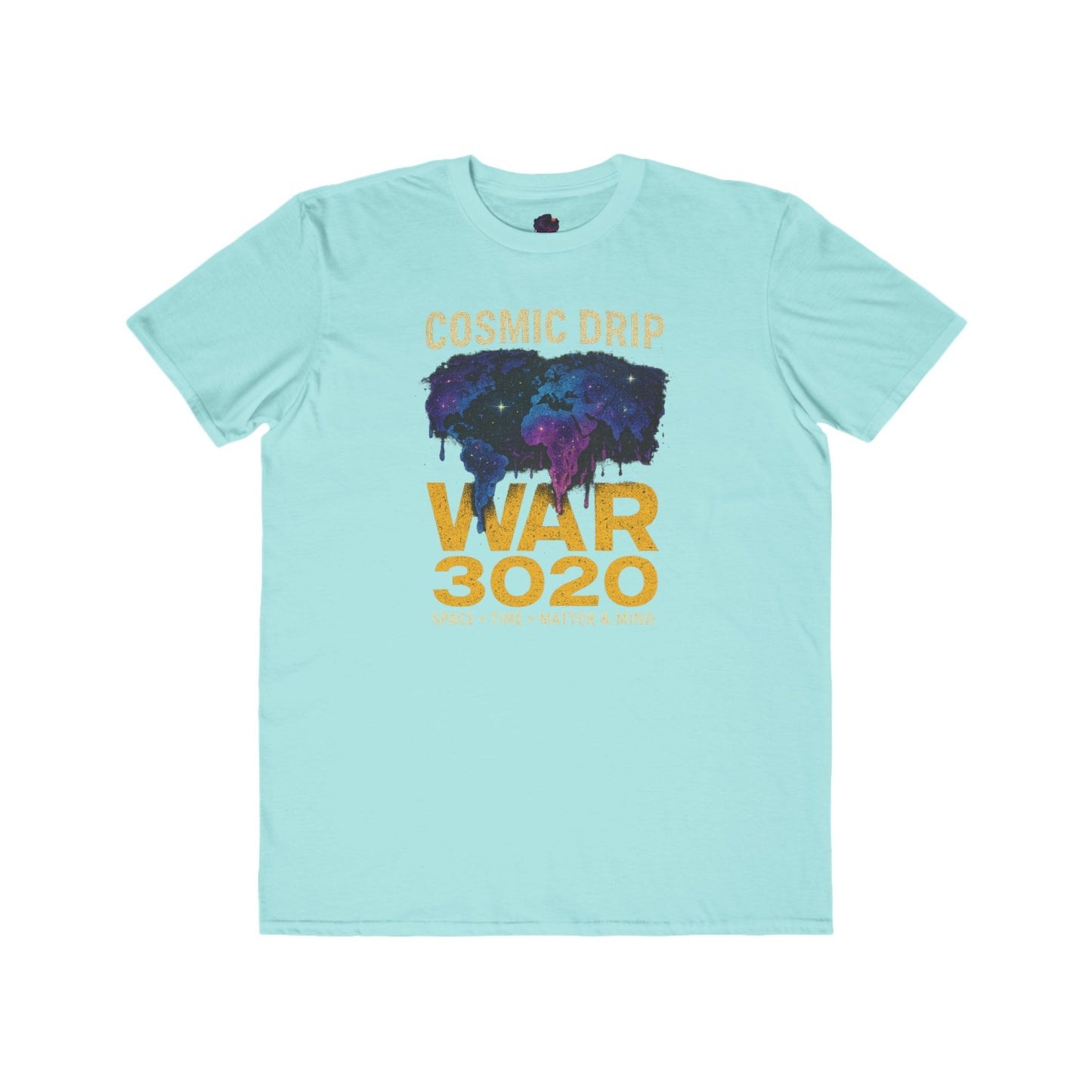 Cosmic Drip Men's Lightweight Fashion Tee, Cool Graphic Tee, Unique T-Shirt, Space-Time Design, Gift for Science Lovers, Trendy Casual Wear