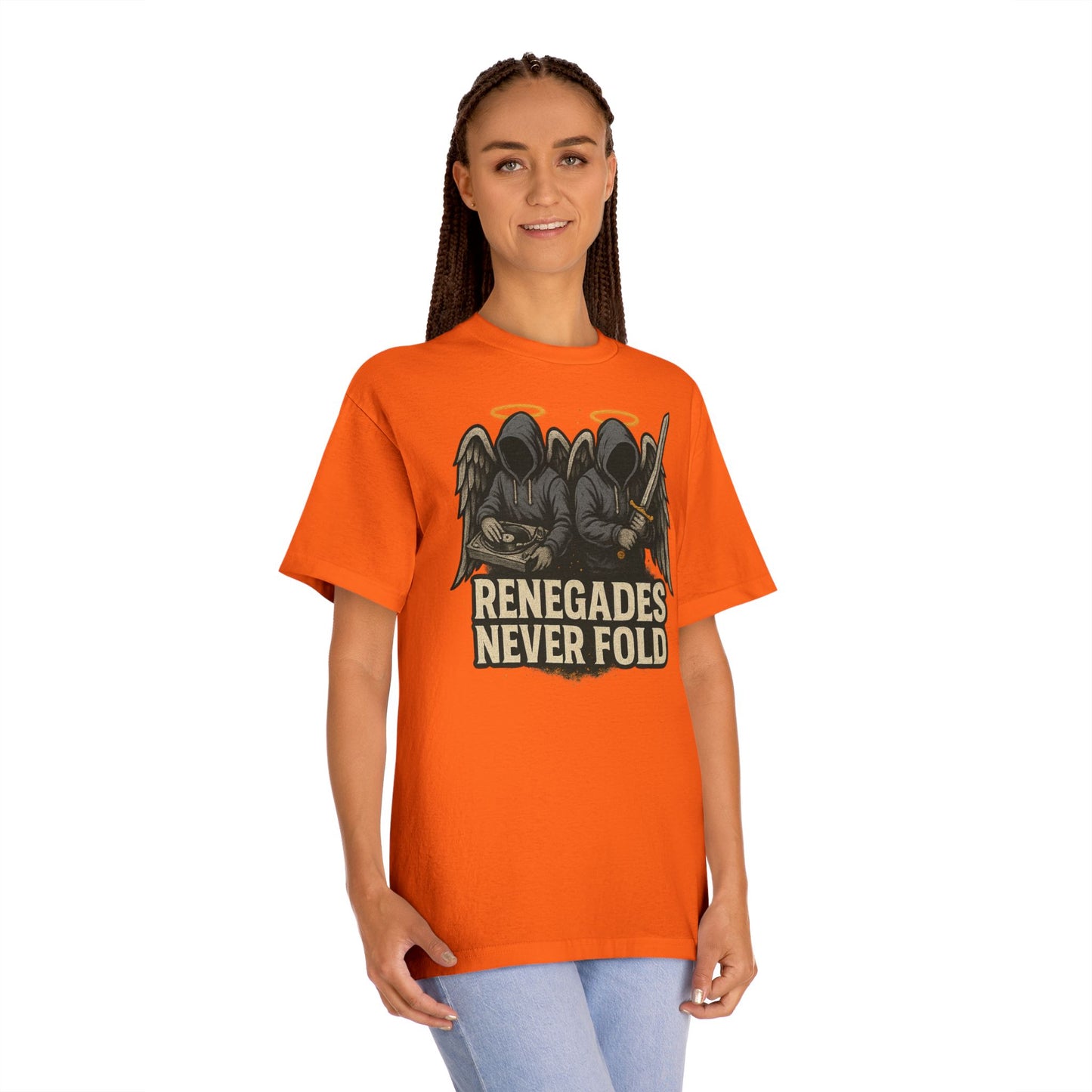 Renegades Never Fold Unisex Classic Tee - Edgy Graphic Tee, Streetwear Apparel, Casual Outfit, Unique Gift, Statement T-Shirt