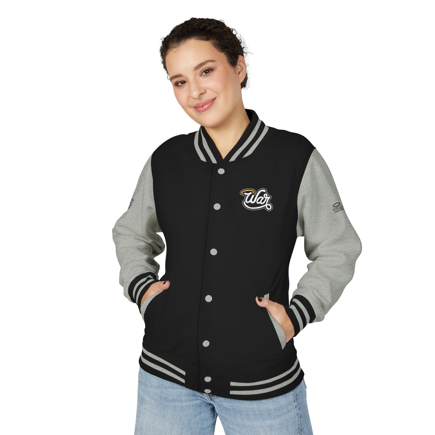 Copy of Stylish Unisex Heavyweight Letterman Jacket, Vintage College Style, Perfect Gift for Sports Lovers, Trendy Outerwear, West America Design