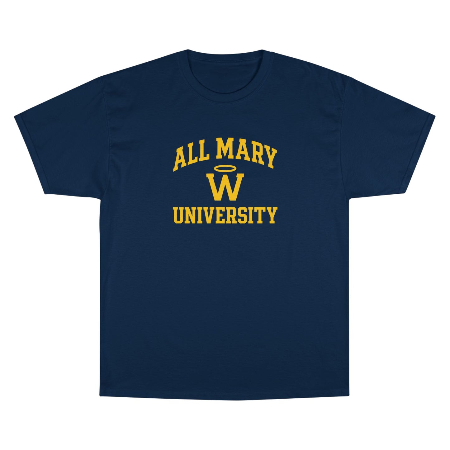 Champion University T-Shirt - All Mary University, College Spirit Wear, Graduation Gift, Casual Style, Unique Campus Apparel