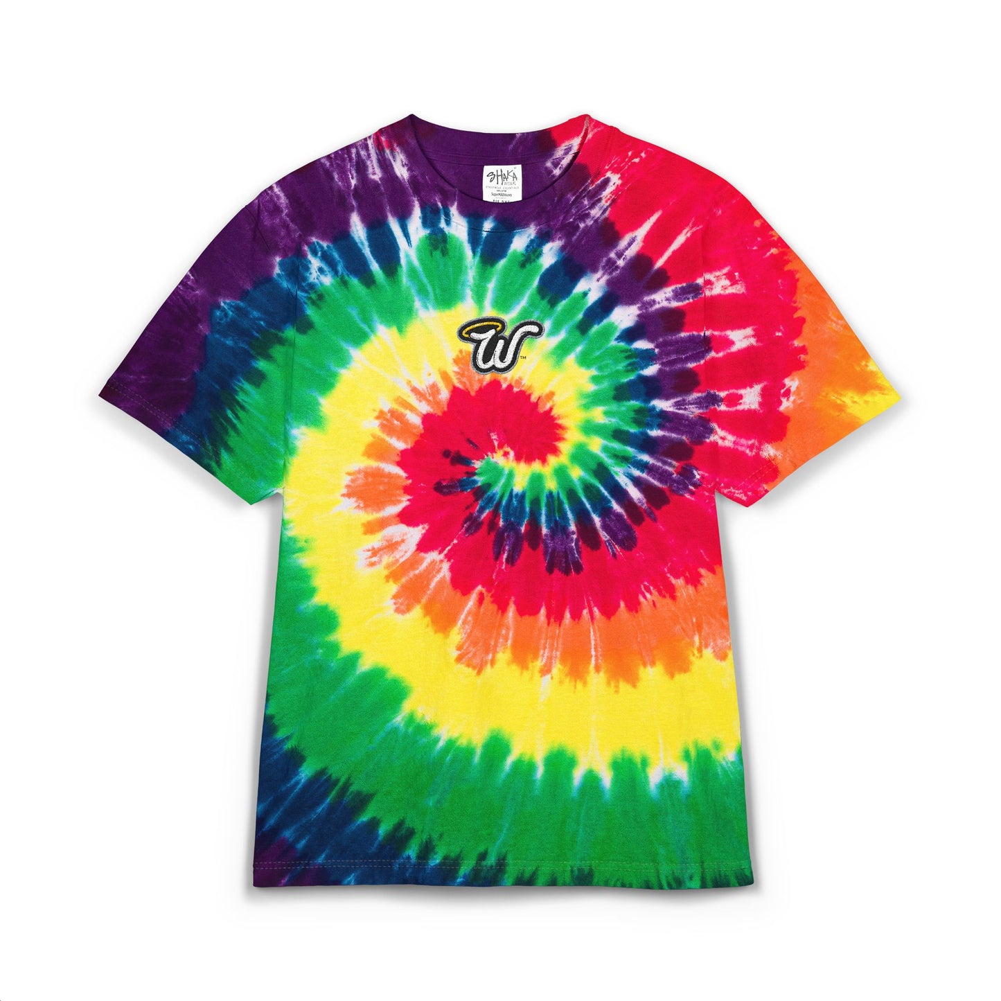 Vibrant Tie-Dye Oversized T-Shirt, Casual Summer Wear, Festival Outfit, Unique Gift for Friends, Colorful Embroidered Tee
