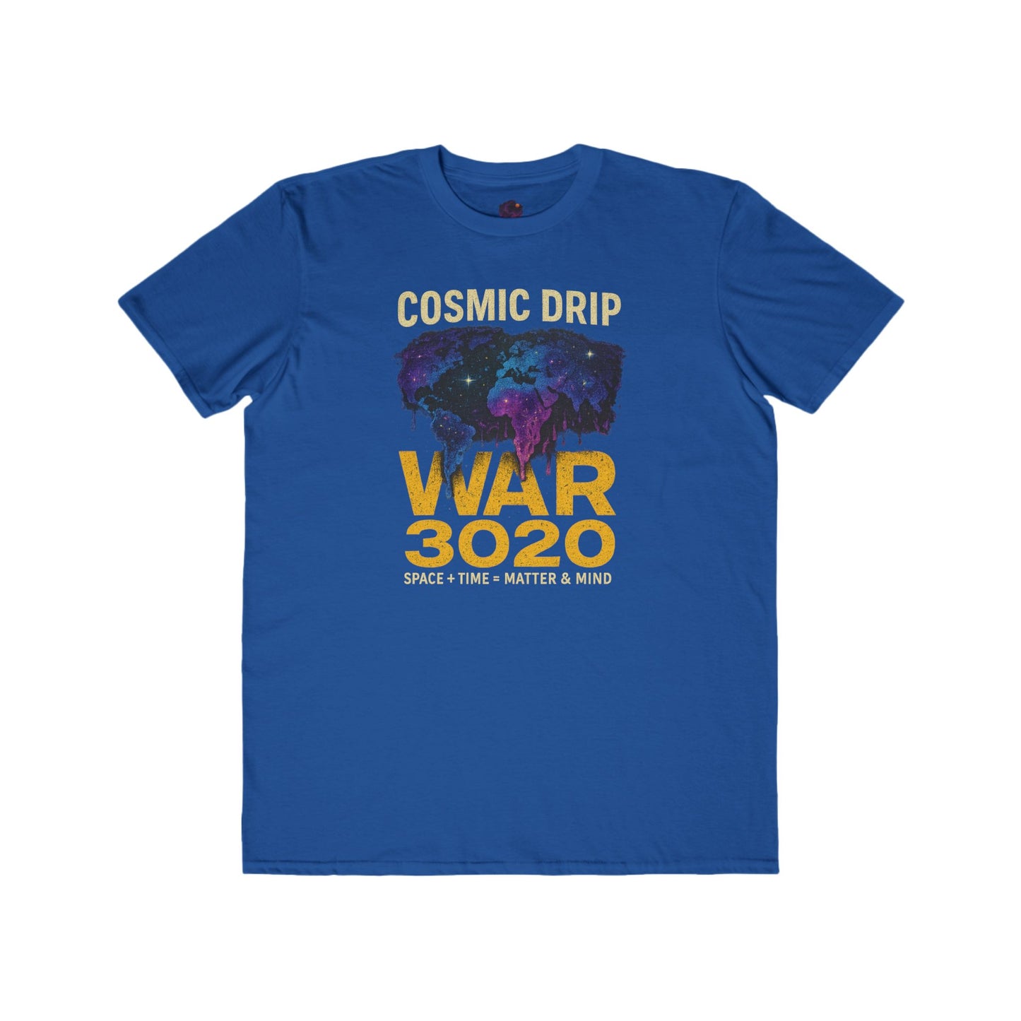 Cosmic Drip Men's Lightweight Fashion Tee, Cool Graphic Tee, Unique T-Shirt, Space-Time Design, Gift for Science Lovers, Trendy Casual Wear