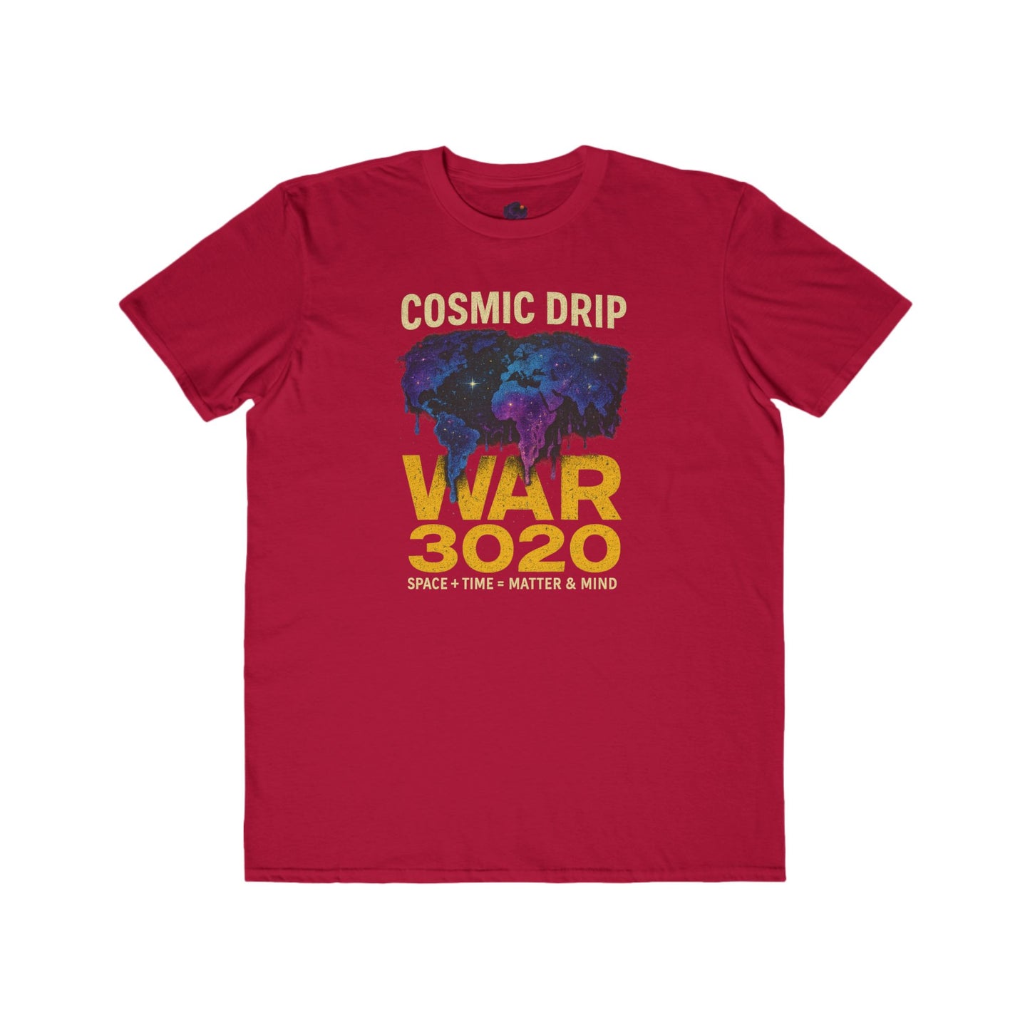 Cosmic Drip Men's Lightweight Fashion Tee, Cool Graphic Tee, Unique T-Shirt, Space-Time Design, Gift for Science Lovers, Trendy Casual Wear
