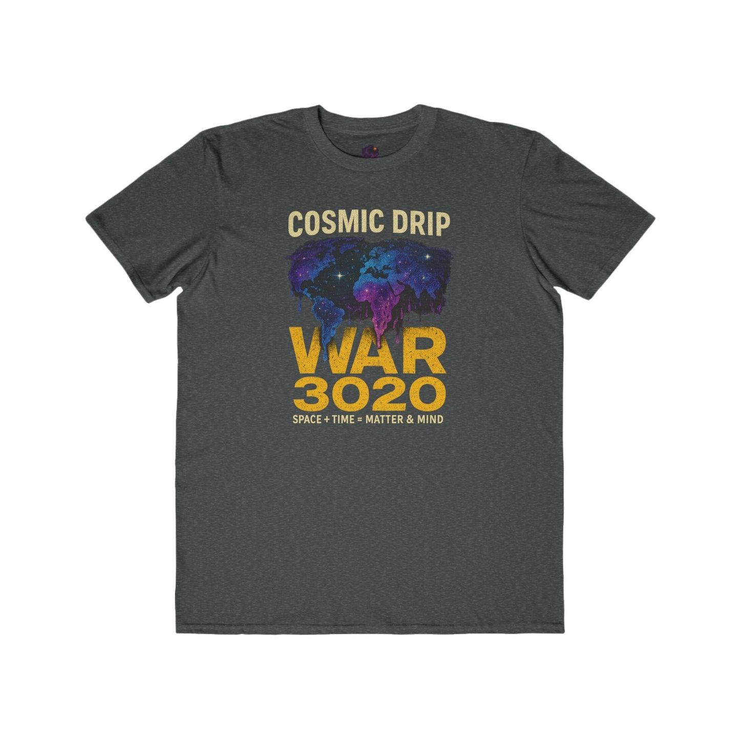 Cosmic Drip Men's Lightweight Fashion Tee, Cool Graphic Tee, Unique T-Shirt, Space-Time Design, Gift for Science Lovers, Trendy Casual Wear