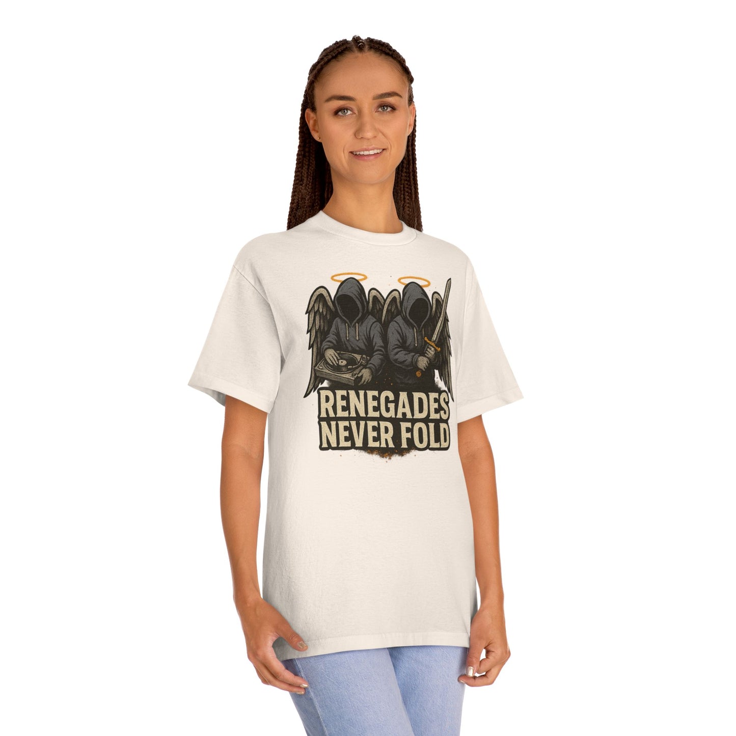 Renegades Never Fold Unisex Classic Tee - Edgy Graphic Tee, Streetwear Apparel, Casual Outfit, Unique Gift, Statement T-Shirt