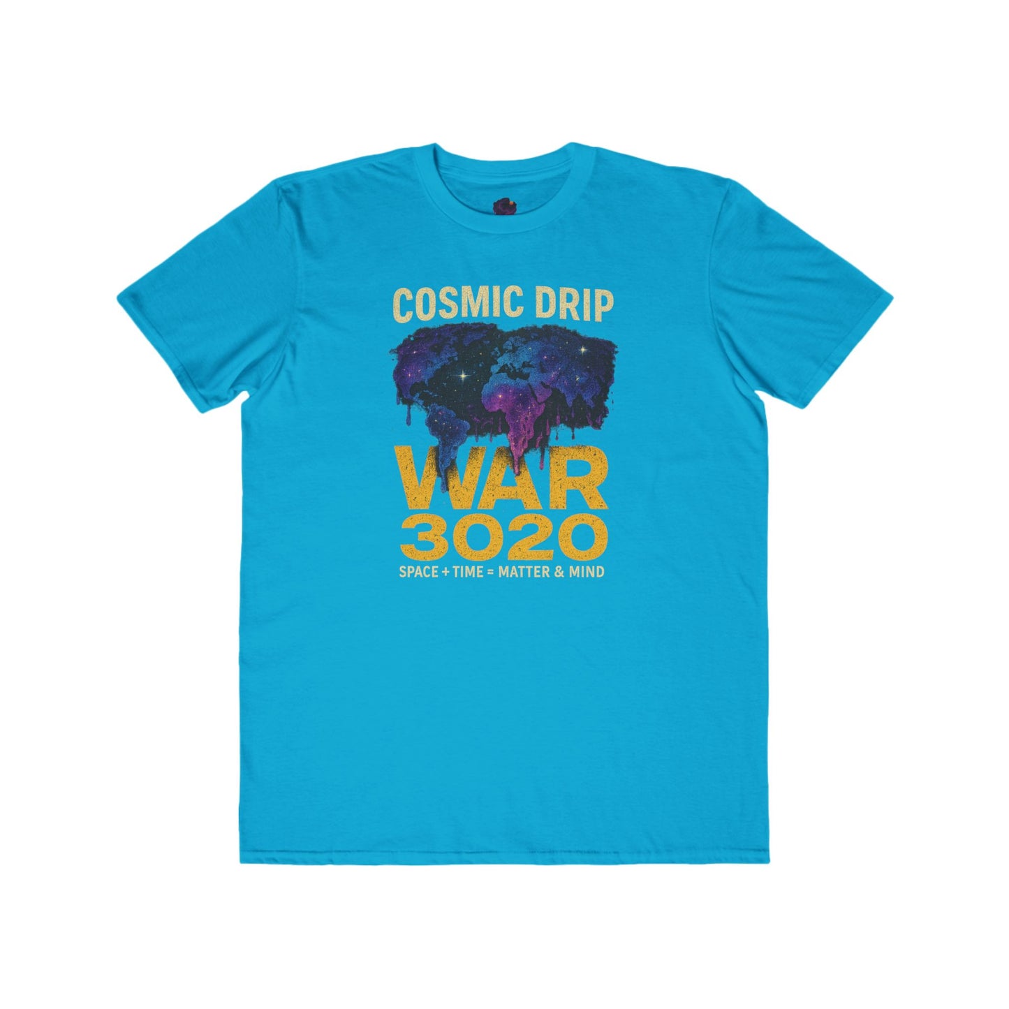 Cosmic Drip Men's Lightweight Fashion Tee, Cool Graphic Tee, Unique T-Shirt, Space-Time Design, Gift for Science Lovers, Trendy Casual Wear