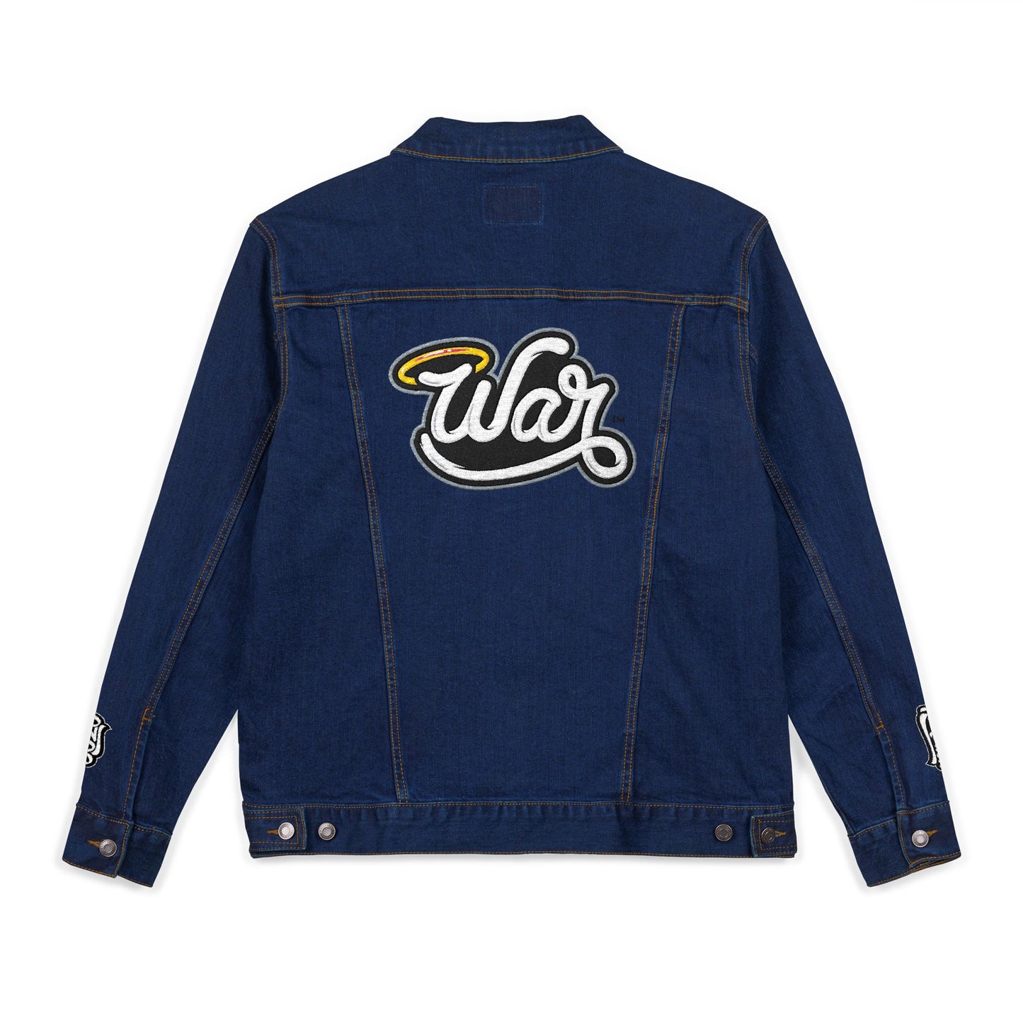 Embroidered Unisex Denim Jacket - Casual Chic Style, Perfect for Festivals, Layering, Everyday, Unique Gift