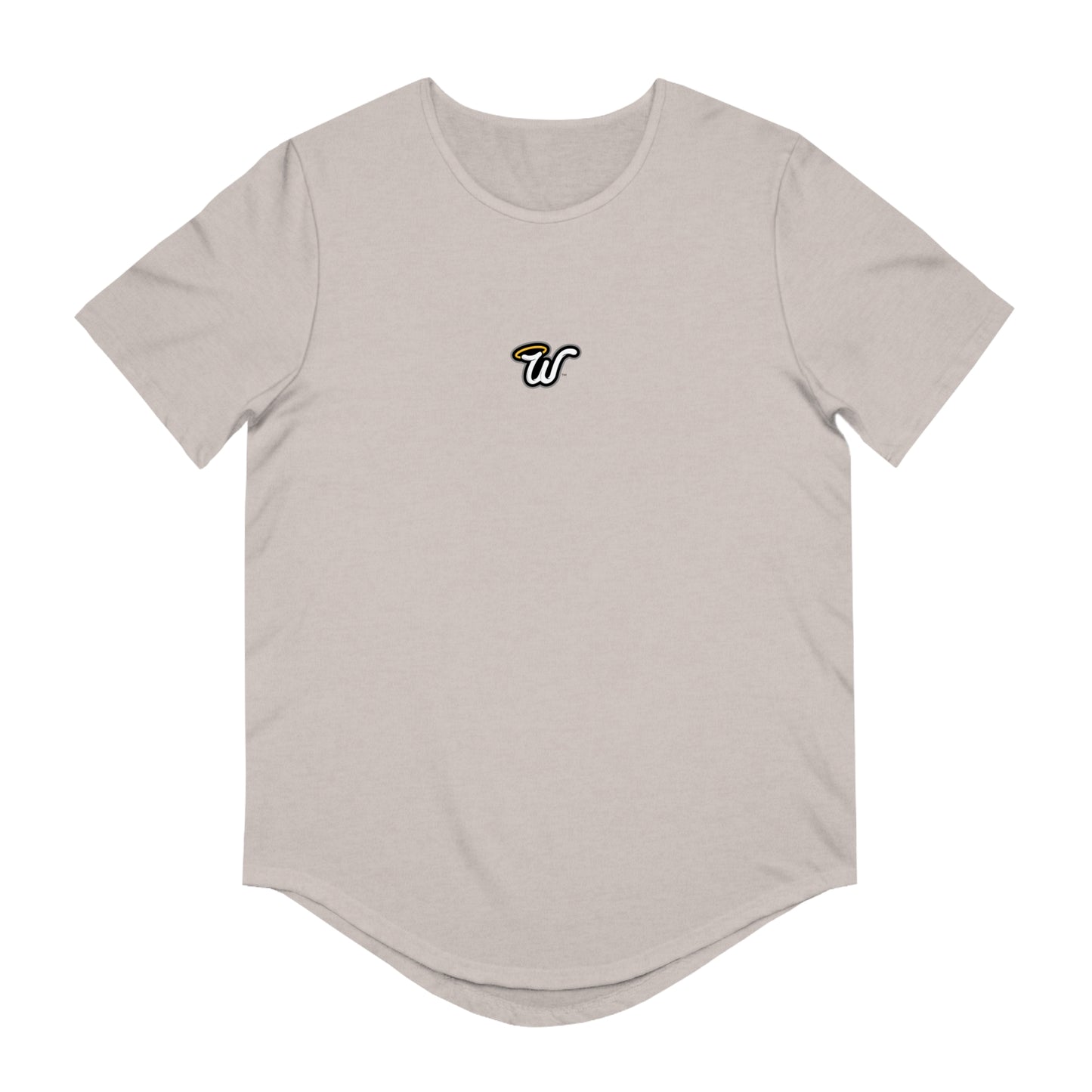 Copy of (Core) Men's Curved Hem Tee - Stylish Casual Top, Trendy T-Shirt, Summer Essentials, Streetwear Fashion, Everyday Comfort, Gift Idea