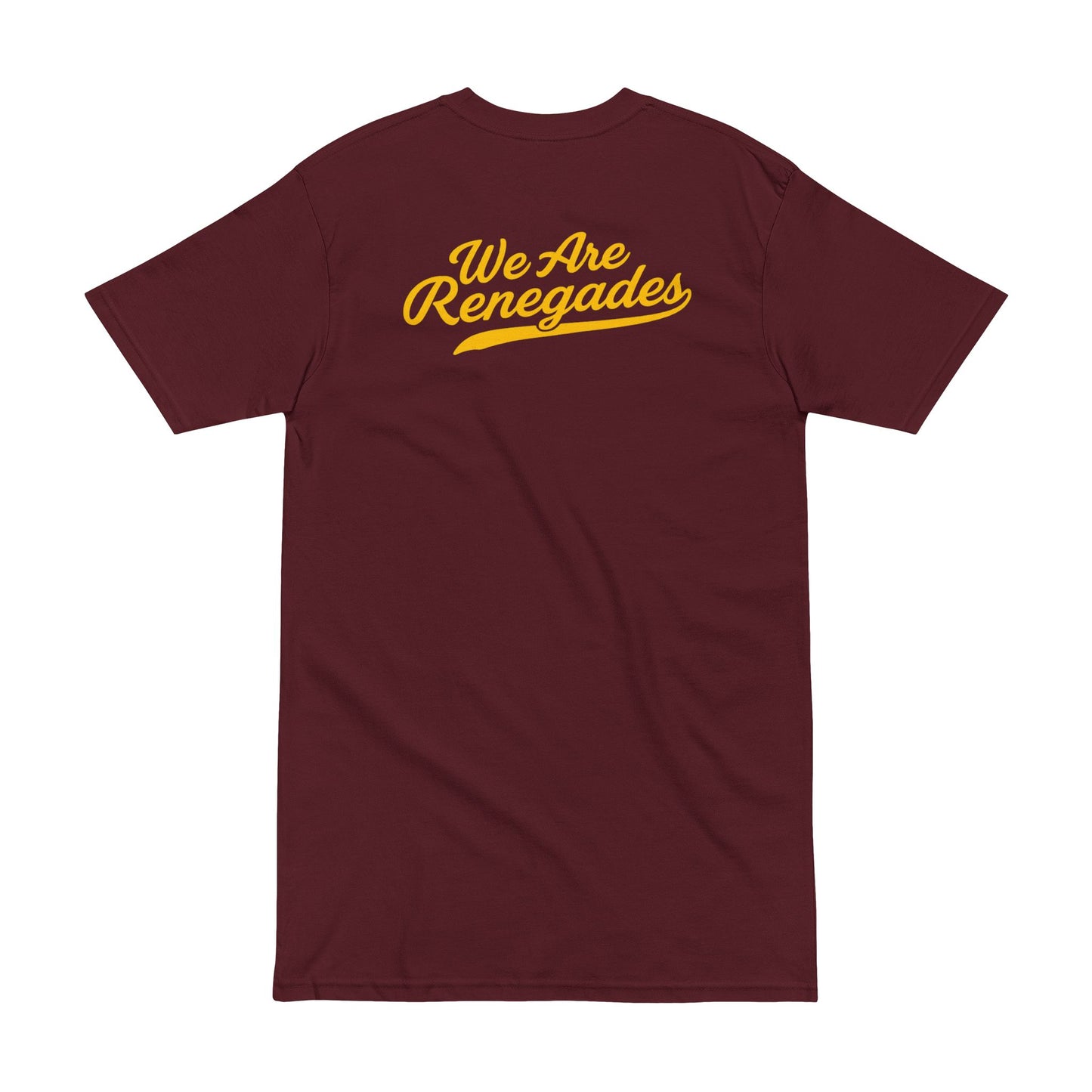 Men's Heavyweight Tee - Play Like a Renegade Today, Casual Wear, Motivational Shirt, Sports Apparel, Gift for Athletes
