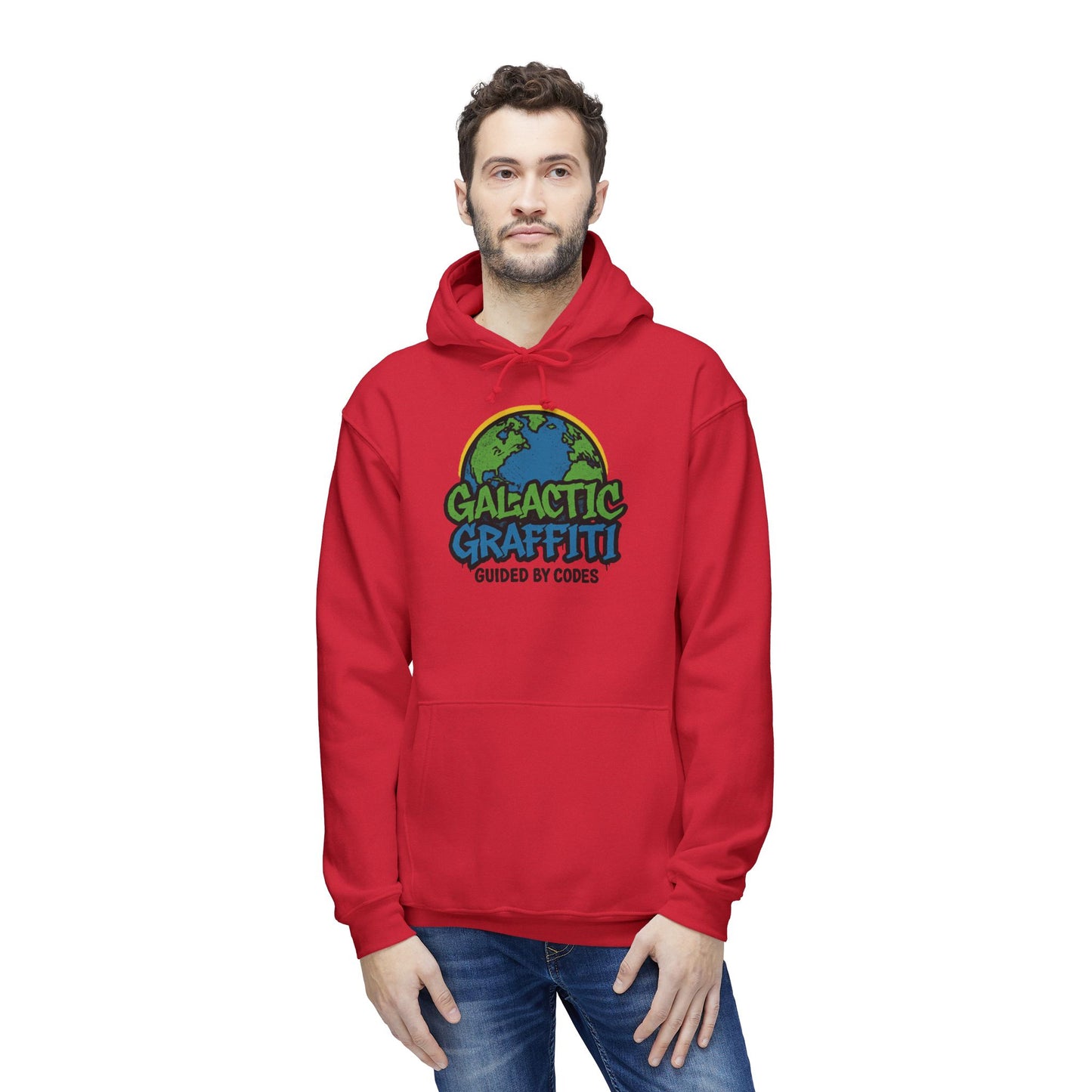 Galactic Graffiti Unisex Hooded Sweatshirt, Earthy Graphic Hoodie, Casual Wear, Gift for Nature Lovers, Eco-Friendly Fashion, Cozy [...]