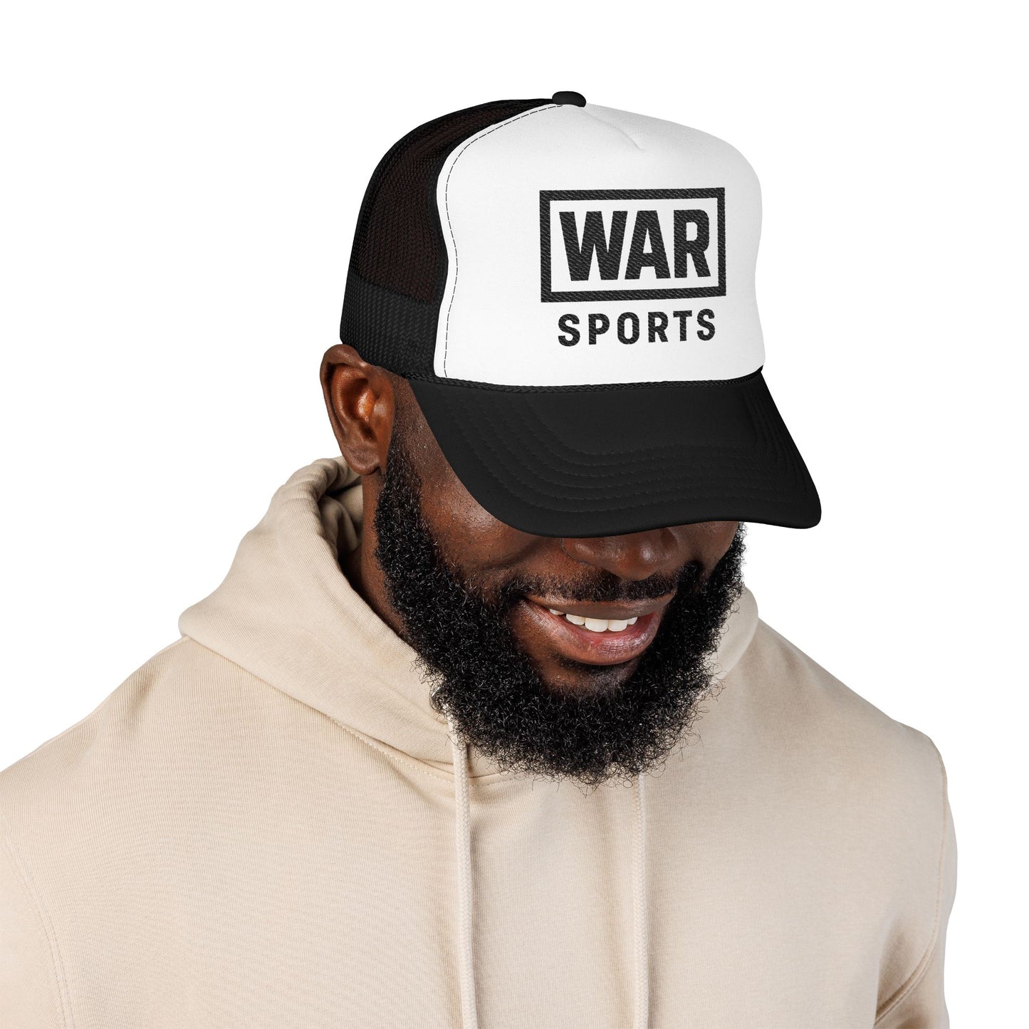 Embroidered Foam Trucker Hat - Stylish Sporty Cap, Custom Mesh Hat for Outdoor Events, Gifts for Athletes, Casual Wear