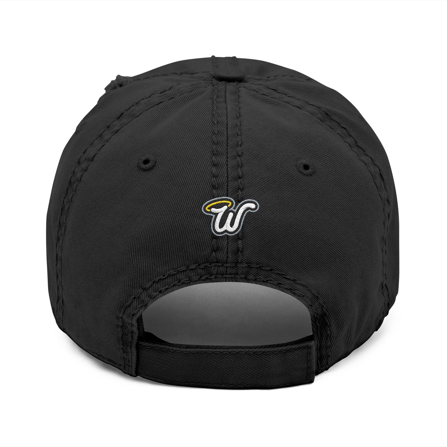 Haloed “WAR” Distressed Dad Hat