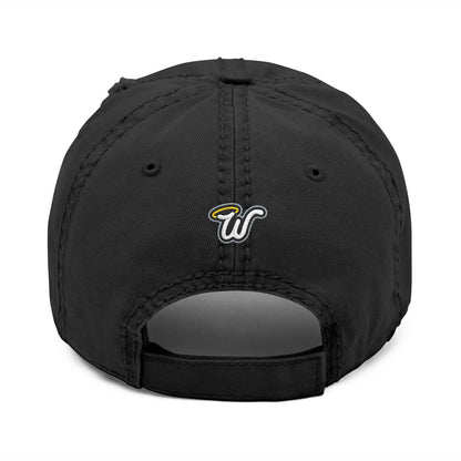 Haloed “WAR” Distressed Dad Hat