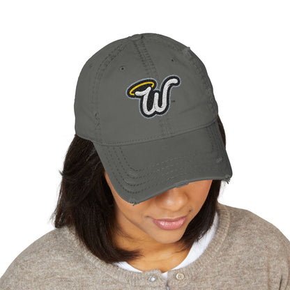 (Core) Haloed “W” Distressed Dad Hat