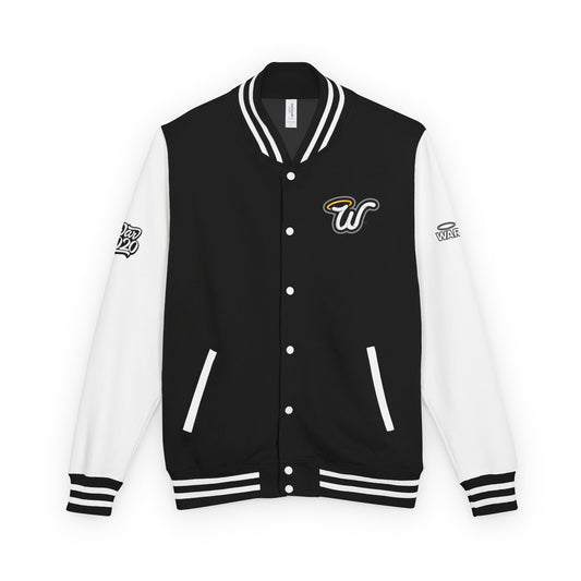 Stylish Unisex Heavyweight Letterman Jacket, Vintage College Style, Perfect Gift for Sports Lovers, Trendy Outerwear, West America Design