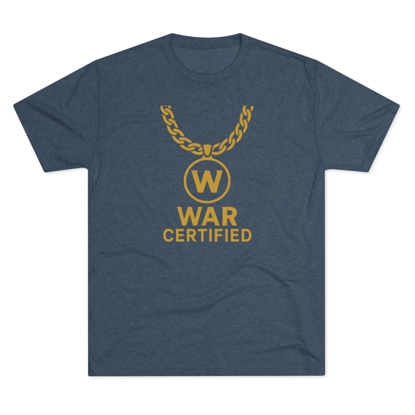 War Certified Unisex Tri-Blend Tee, Casual Wear, Gift for Gamers, Unisex Shirt, Trendy Apparel, Gamer Merch