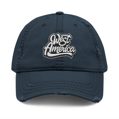 “West America” Distressed Dad Hat