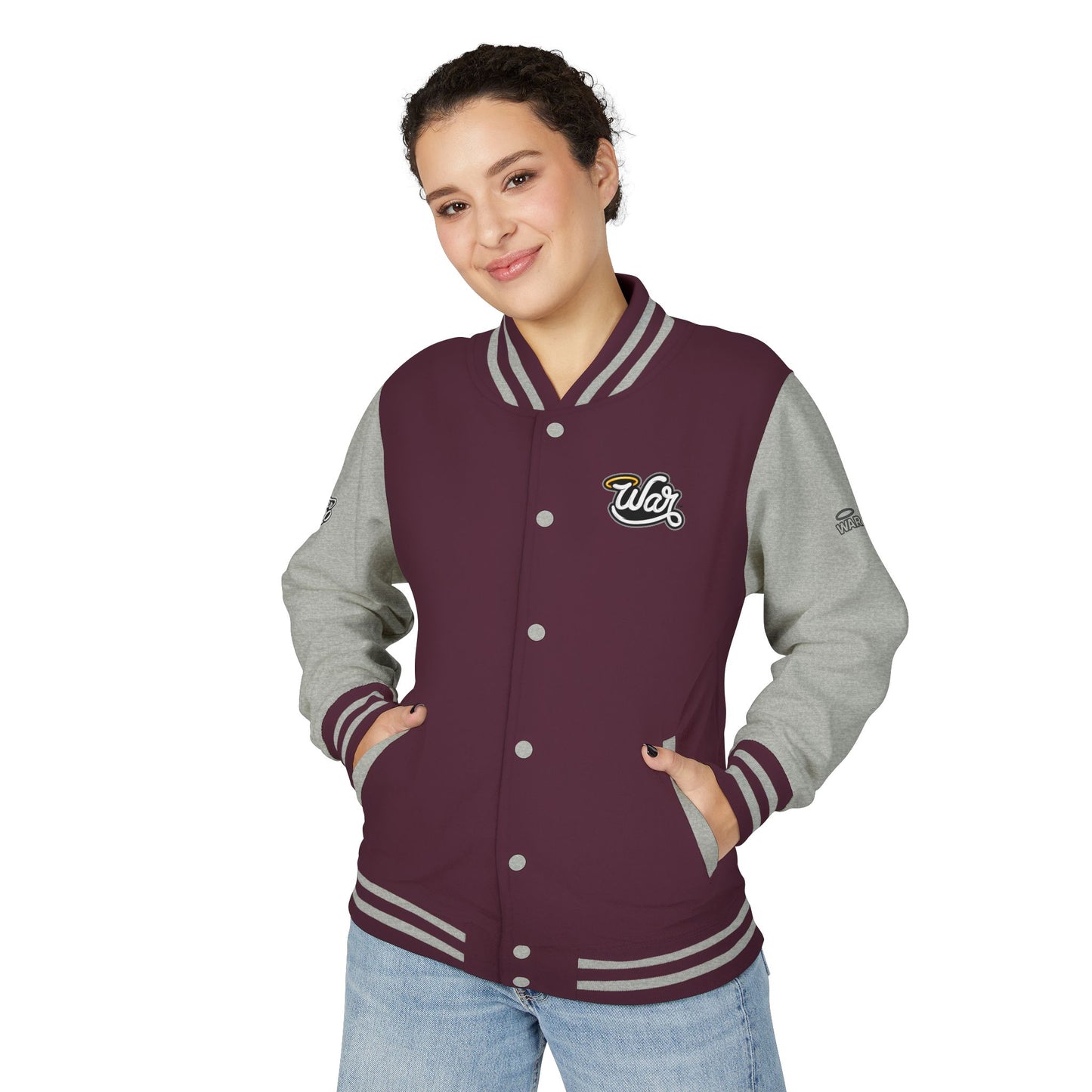 Copy of Stylish Unisex Heavyweight Letterman Jacket, Vintage College Style, Perfect Gift for Sports Lovers, Trendy Outerwear, West America Design