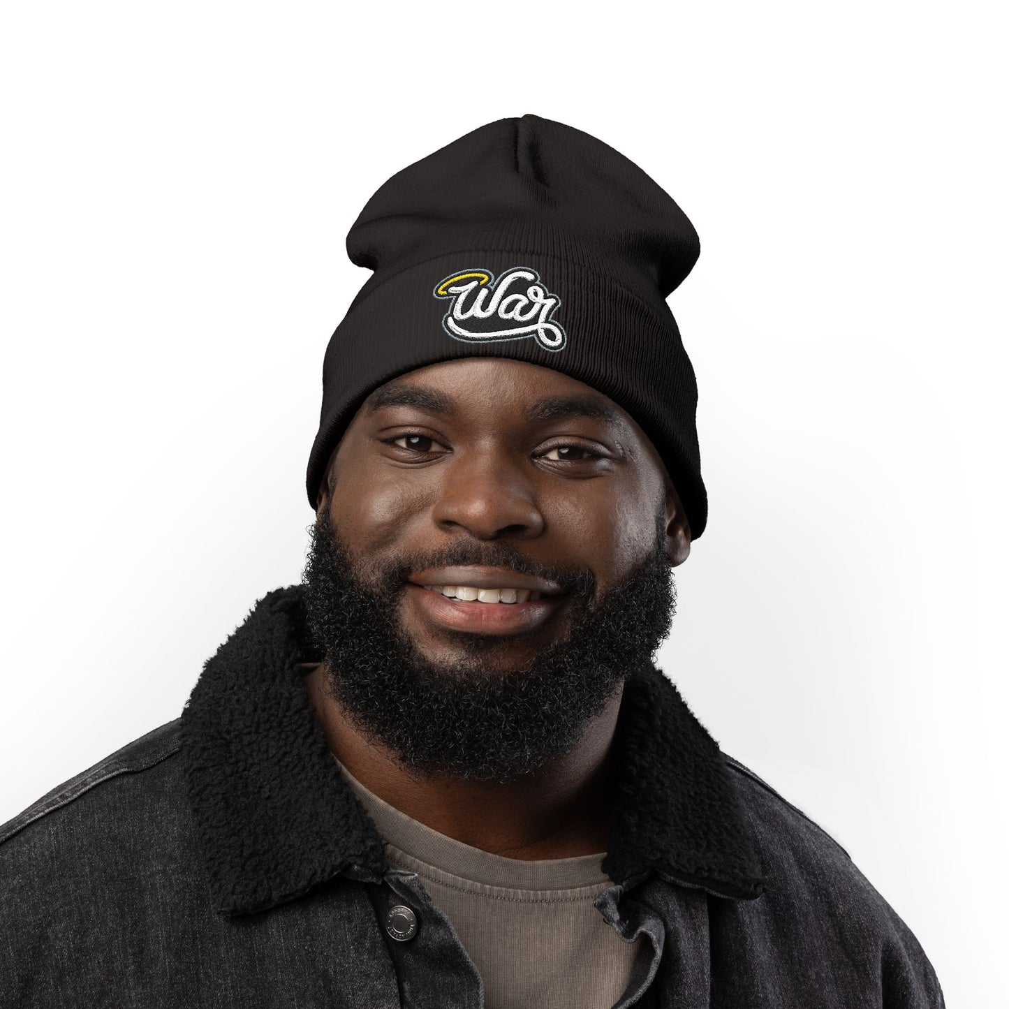 (Core) Haloed “WAR” Knit Beanie