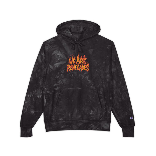 Unisex Tie-Dye Hoodie with Embroidered Flame Design, Casual Streetwear, Gift for Him/Her, Cozy & Stylish Sweatshirt, Festival Fashion, [...]