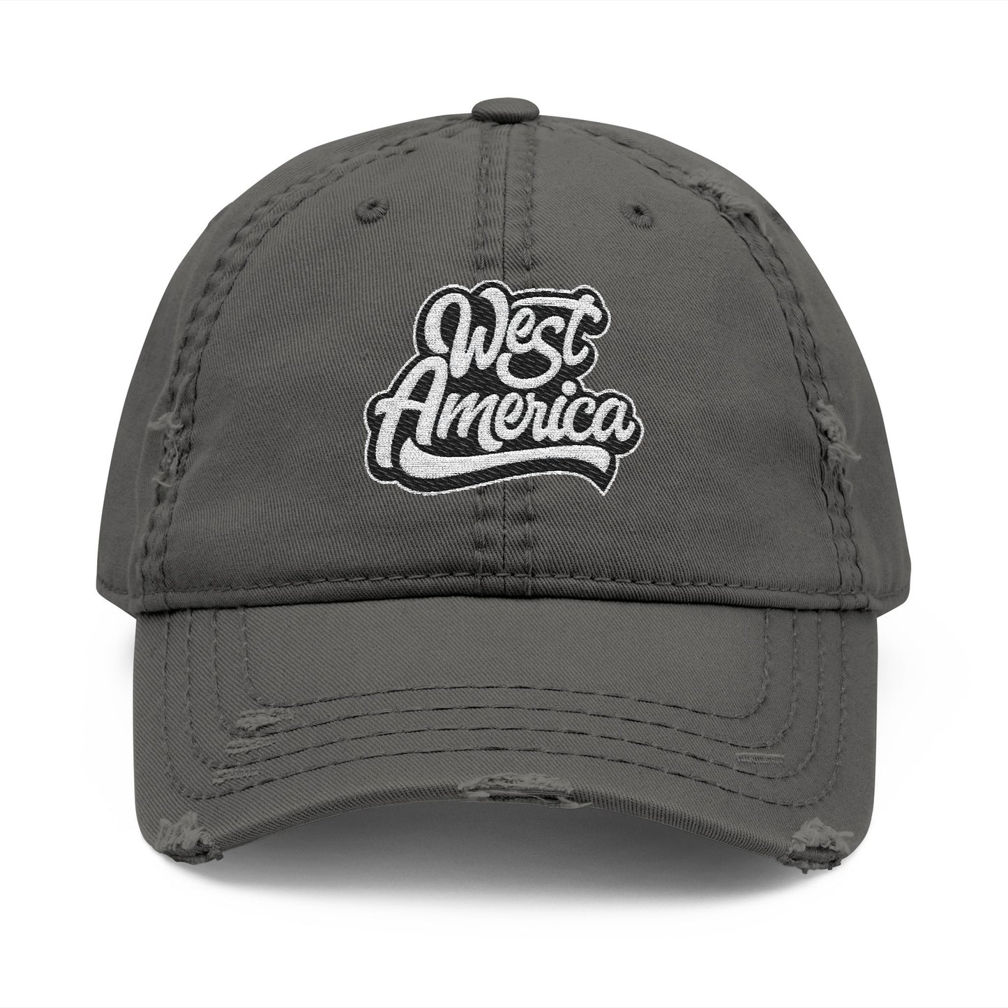 “West America” Distressed Dad Hat