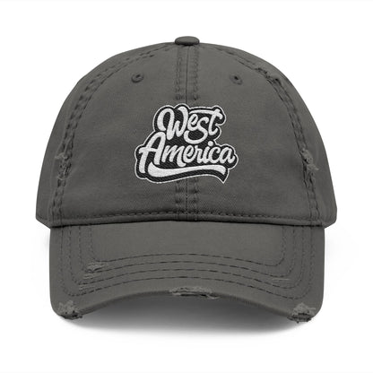 “West America” Distressed Dad Hat