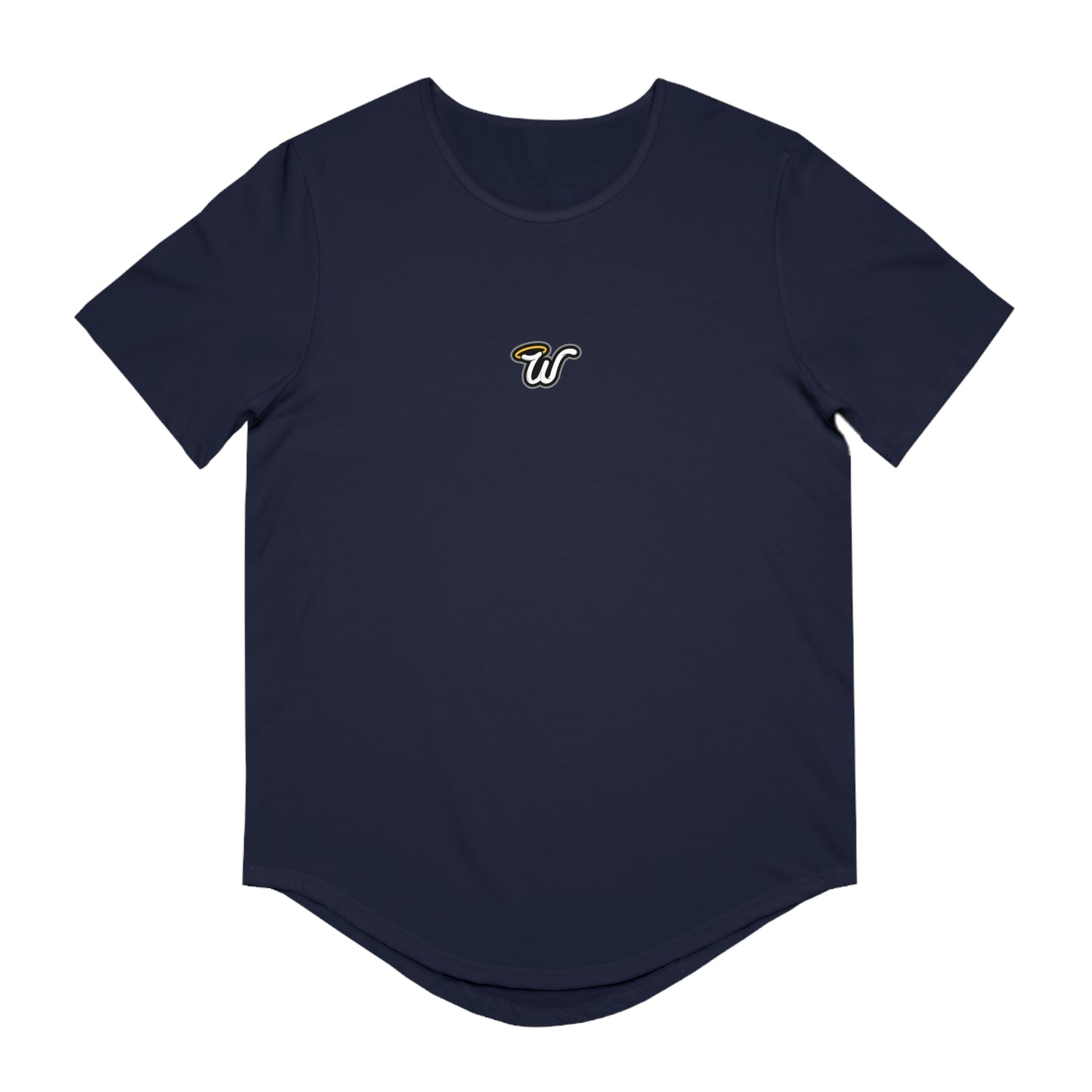 (Core) Haloed “W” Curved Hem Tee