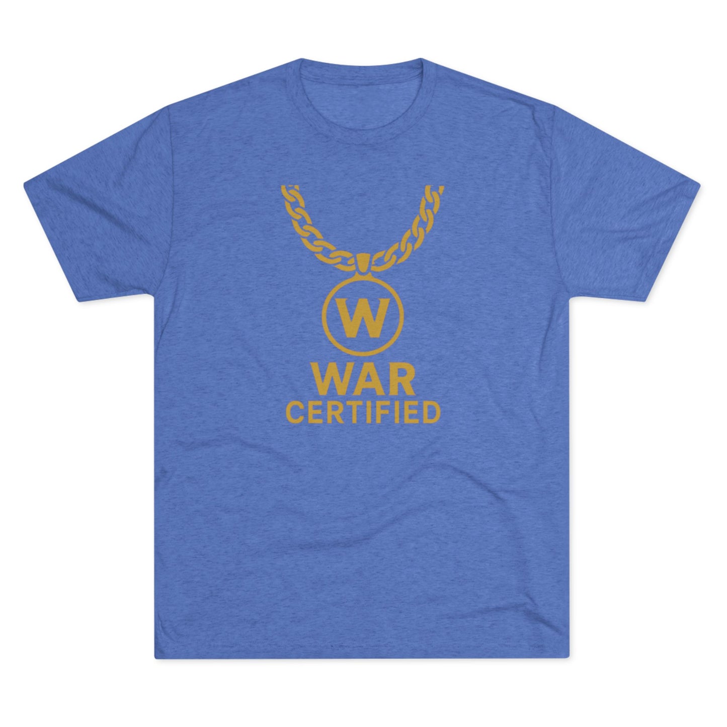 War Certified Unisex Tri-Blend Tee, Casual Wear, Gift for Gamers, Unisex Shirt, Trendy Apparel, Gamer Merch
