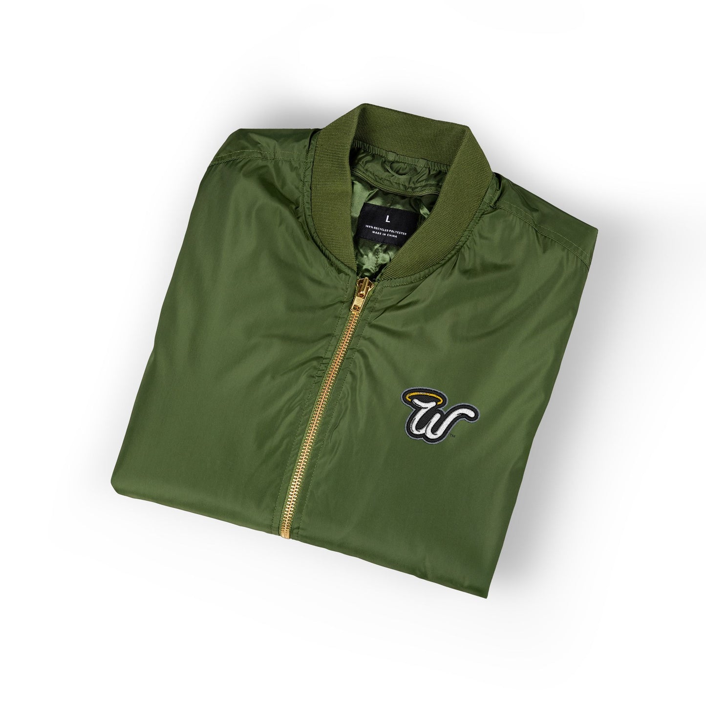 Embroidered Recycled Bomber Jacket - Stylish, Eco-Friendly Fashion for Casual Wear, Outdoor Activities, Gift for Him/Her, Streetwear [...]