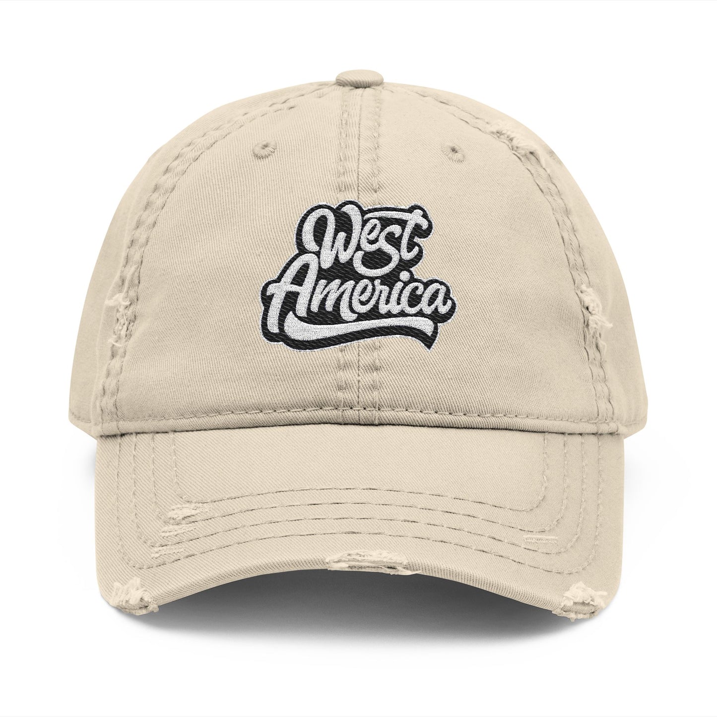 West America Distressed Dad Hat - Casual Embroidered Cap for Everyday Wear, Perfect for Summer Outings, Gift for Dads, Hipster Style, [...]