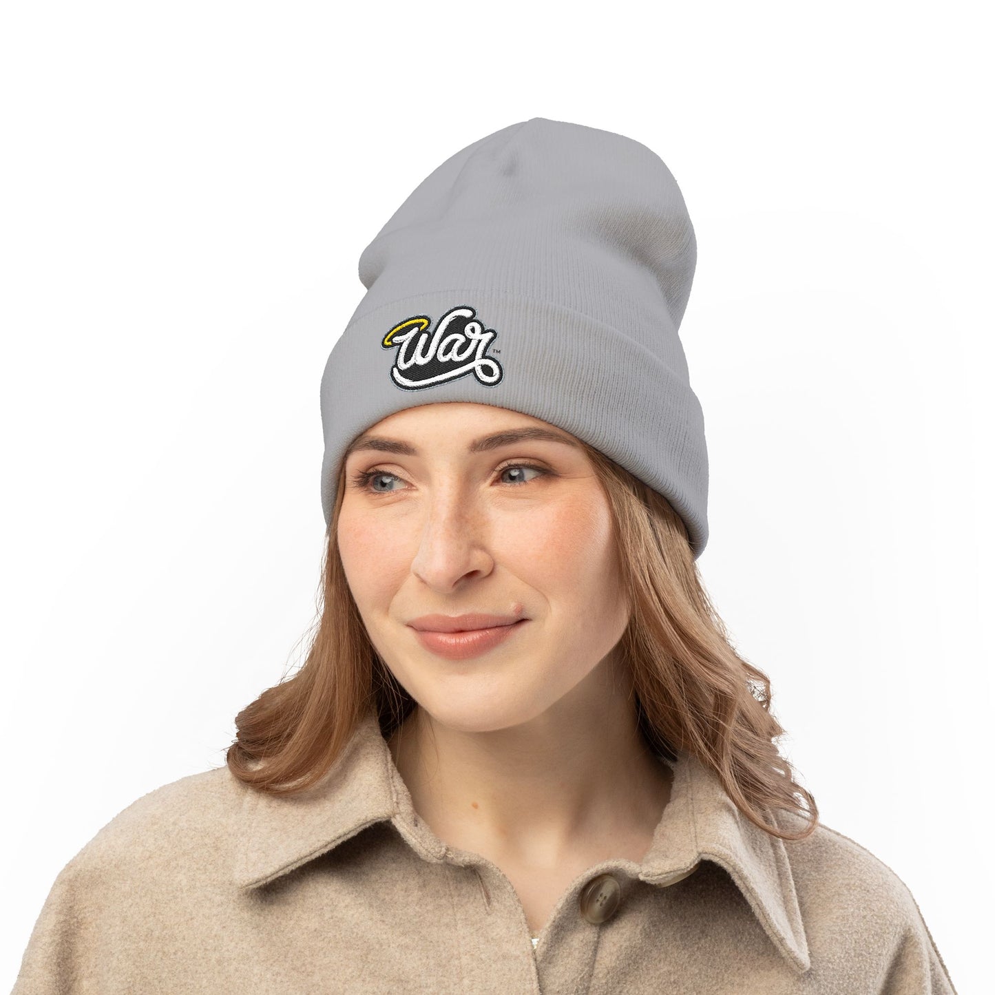 (Core) Haloed “WAR” Knit Beanie