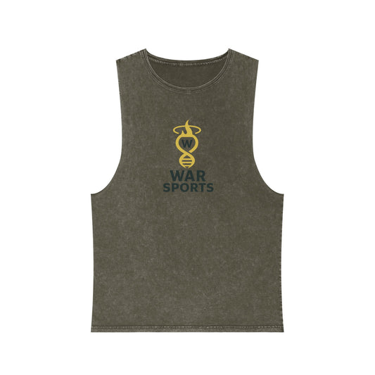 Unisex Stonewash Tank Top for Sports and Leisure, Athletic Wear, Casual Summer Top, Workout Gear, Gift for Fitness Enthusiasts