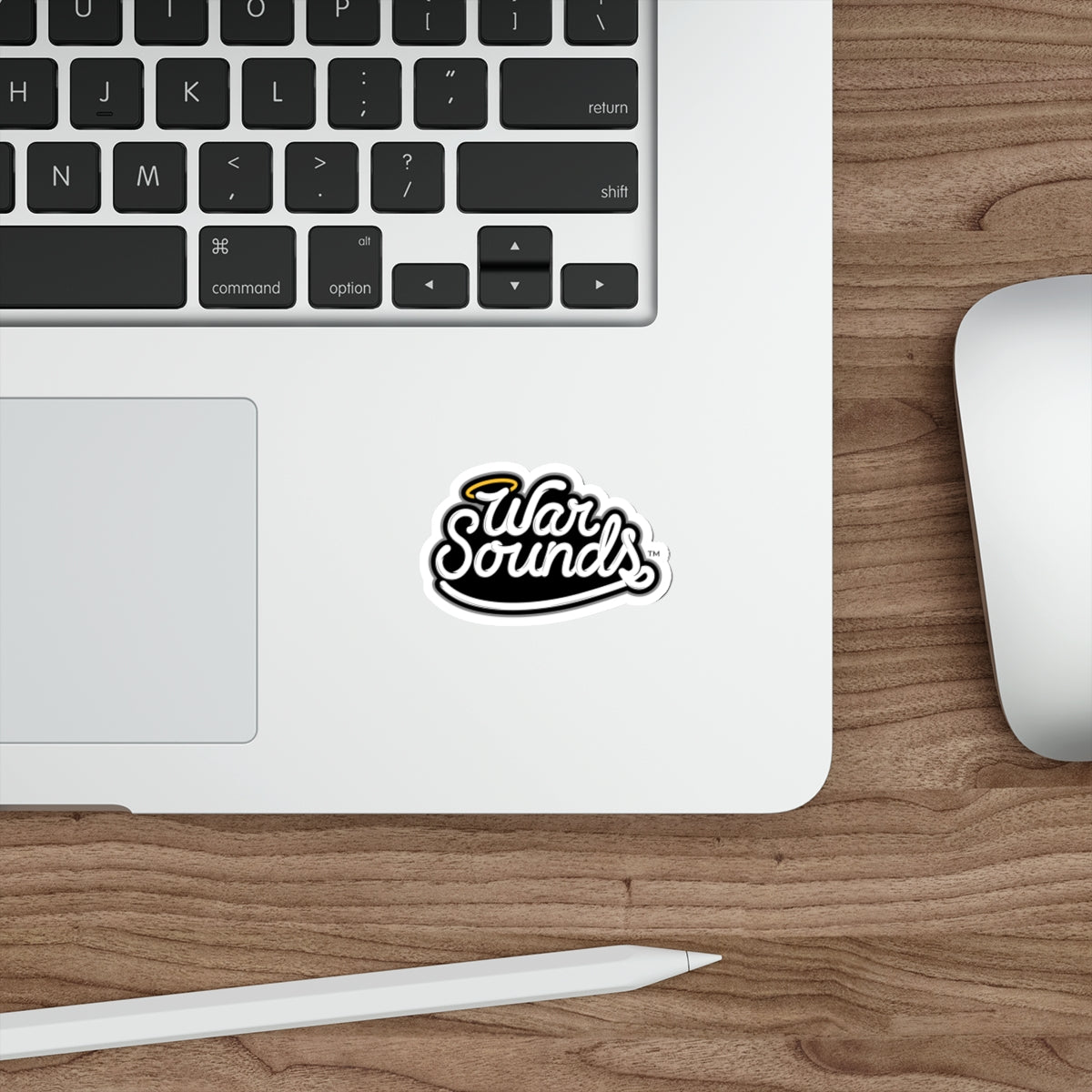 Stylish Die-Cut Stickers for Personalization | War Sounds Design, Laptop Decor, Gift for Music Lovers, Customizable Decor, Art [...]
