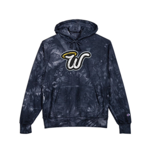 Unisex Tie-Dye Hoodie (Embroidered Design), Trendy Streetwear, Gift for Him/Her, Festival Wear, Cozy Casual Style