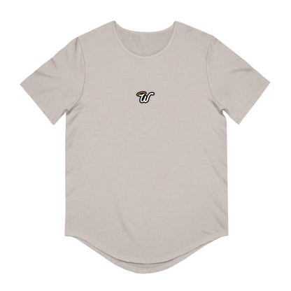 (Core) Haloed “W” Curved Hem Tee