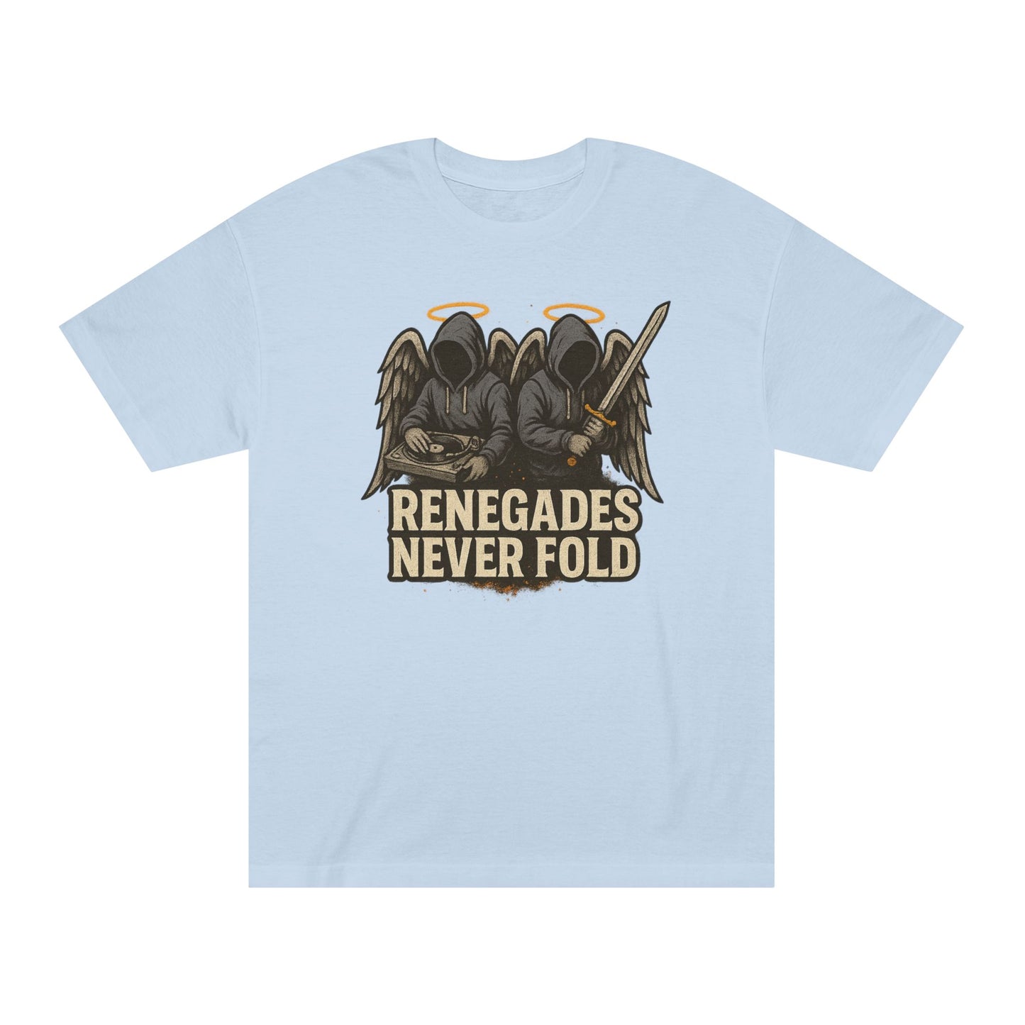 Renegades Never Fold Unisex Classic Tee - Edgy Graphic Tee, Streetwear Apparel, Casual Outfit, Unique Gift, Statement T-Shirt