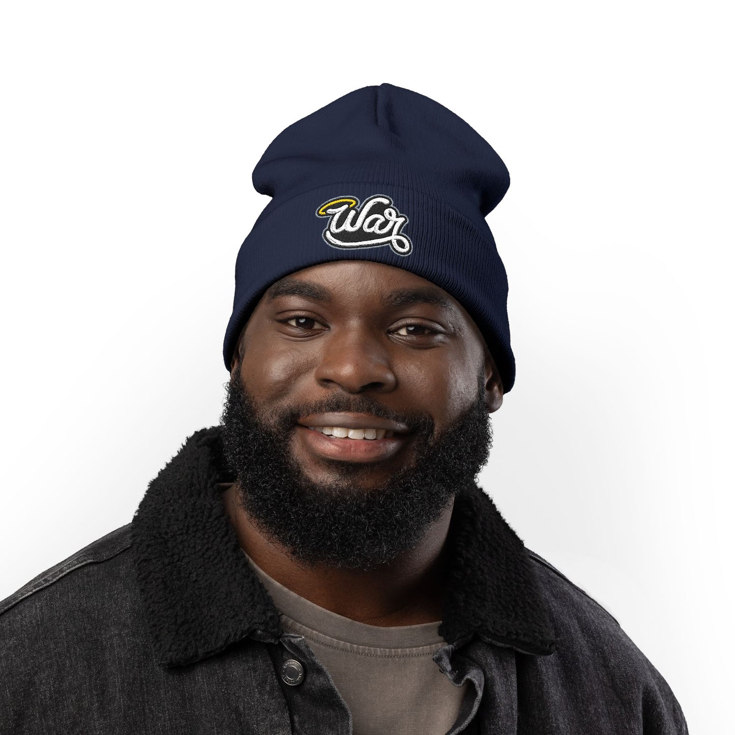 (Core) Haloed “WAR” Knit Beanie