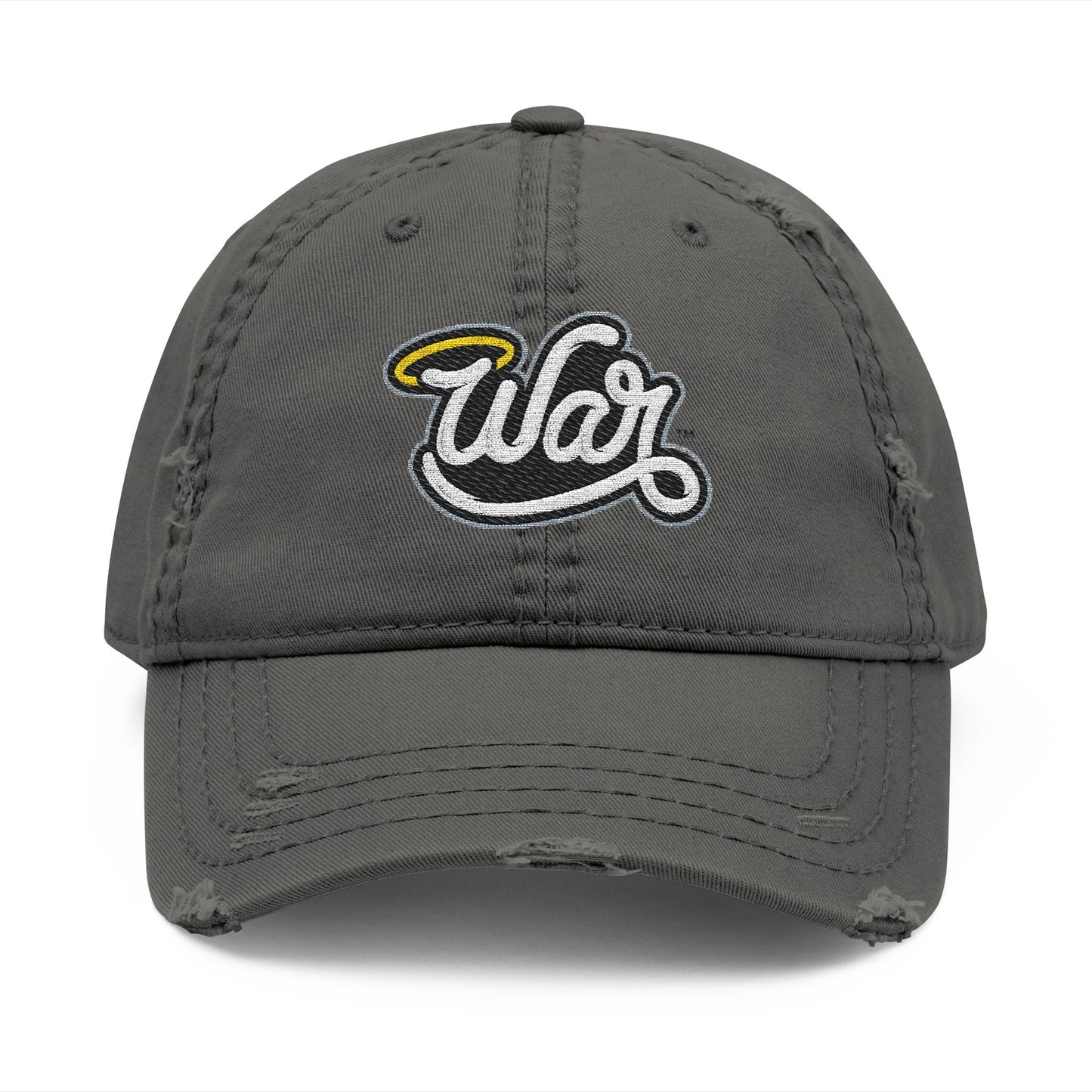 Haloed “WAR” Distressed Dad Hat