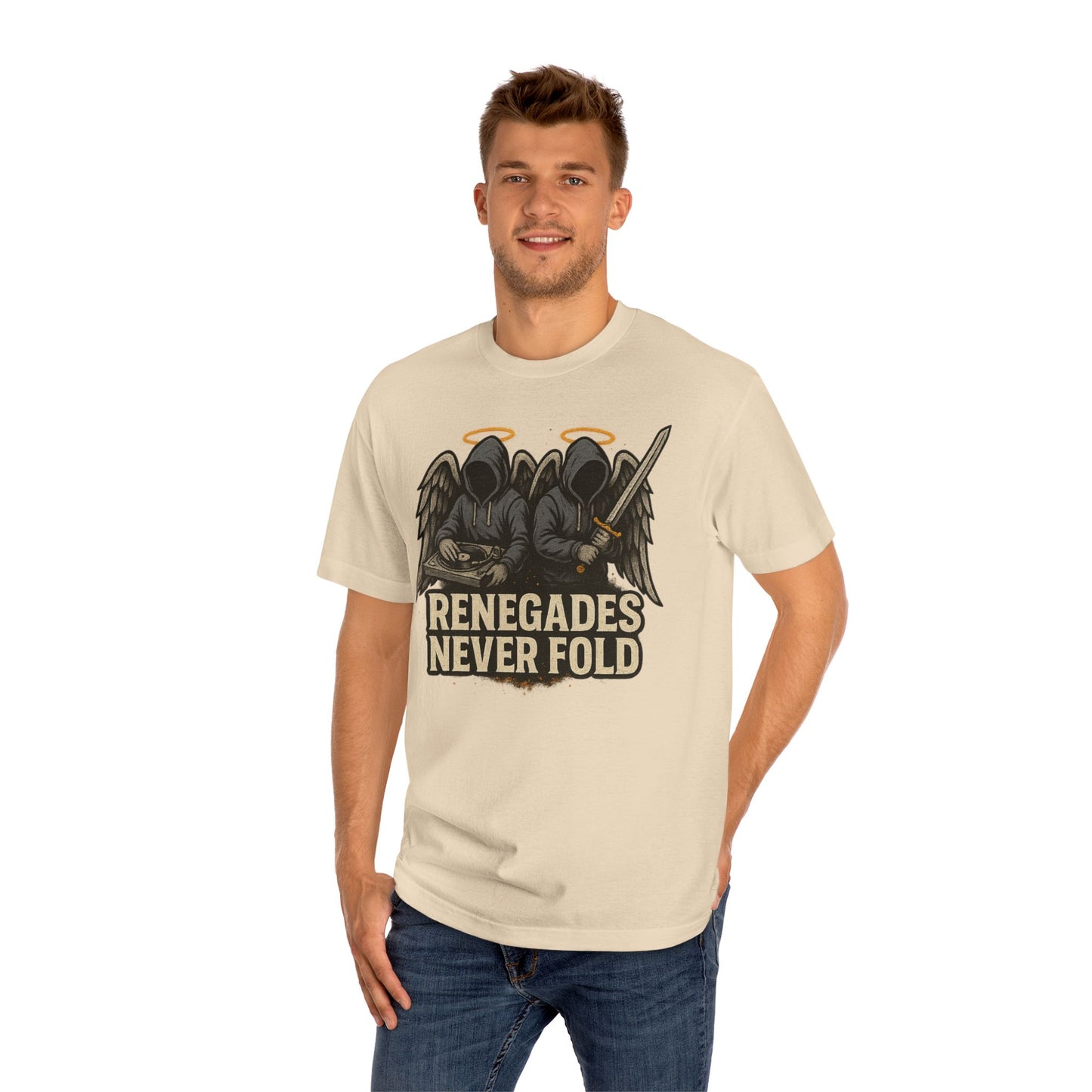 Renegades Never Fold Unisex Classic Tee - Edgy Graphic Tee, Streetwear Apparel, Casual Outfit, Unique Gift, Statement T-Shirt