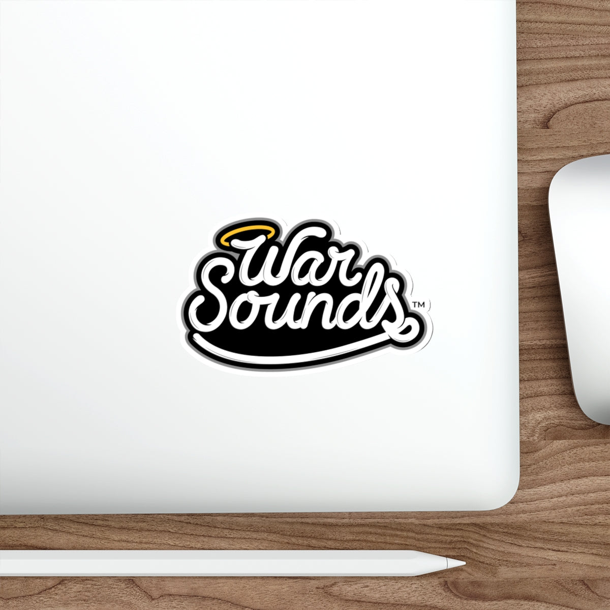 Stylish Die-Cut Stickers for Personalization | War Sounds Design, Laptop Decor, Gift for Music Lovers, Customizable Decor, Art [...]