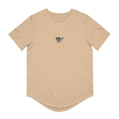 (Core) Haloed “W” Curved Hem Tee