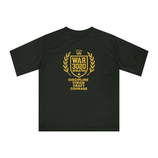 Unisex Performance T-Shirt with Motivational Design, Fitness Gear, Gym Shirt, Athletic Wear, Inspirational Apparel