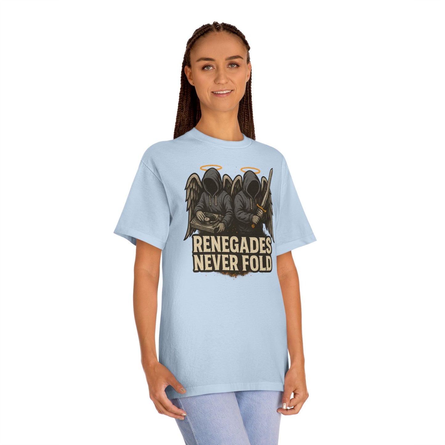 Renegades Never Fold Unisex Classic Tee - Edgy Graphic Tee, Streetwear Apparel, Casual Outfit, Unique Gift, Statement T-Shirt