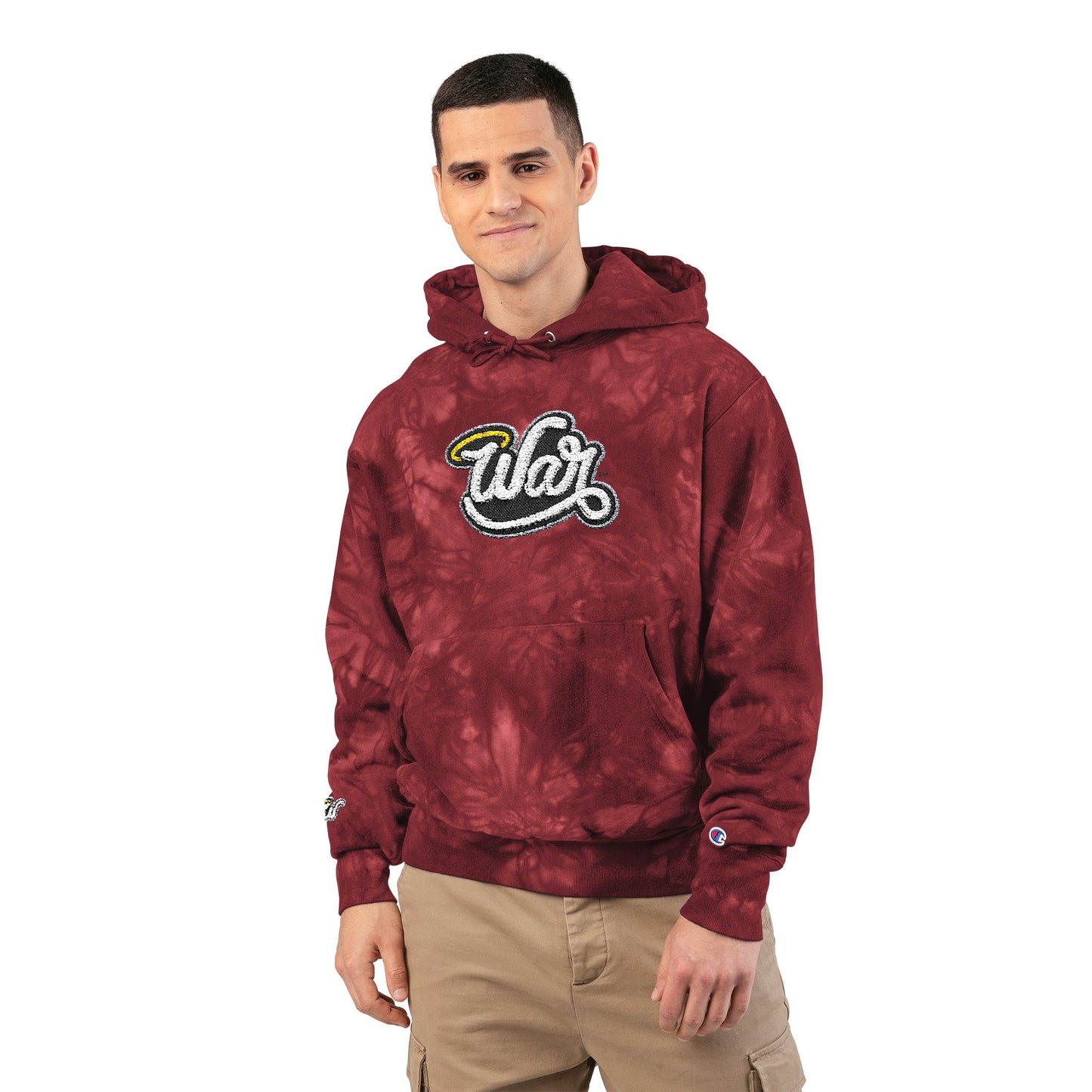 Grateful Haloed “WAR” Tie-Dye Hoodie