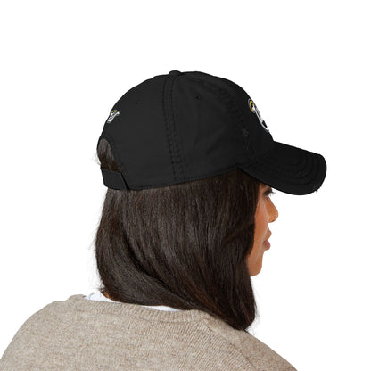 Haloed “WAR” Distressed Dad Hat