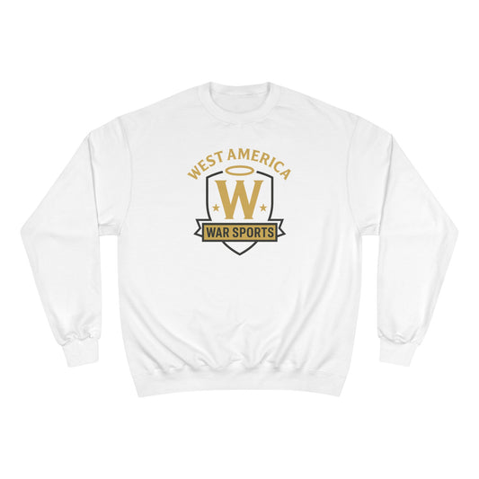 Champion Sweatshirt - West America War Sports | Cozy Sportswear, Athleisure, Team Spirit, Gift for Sports Lovers, Casual Wear